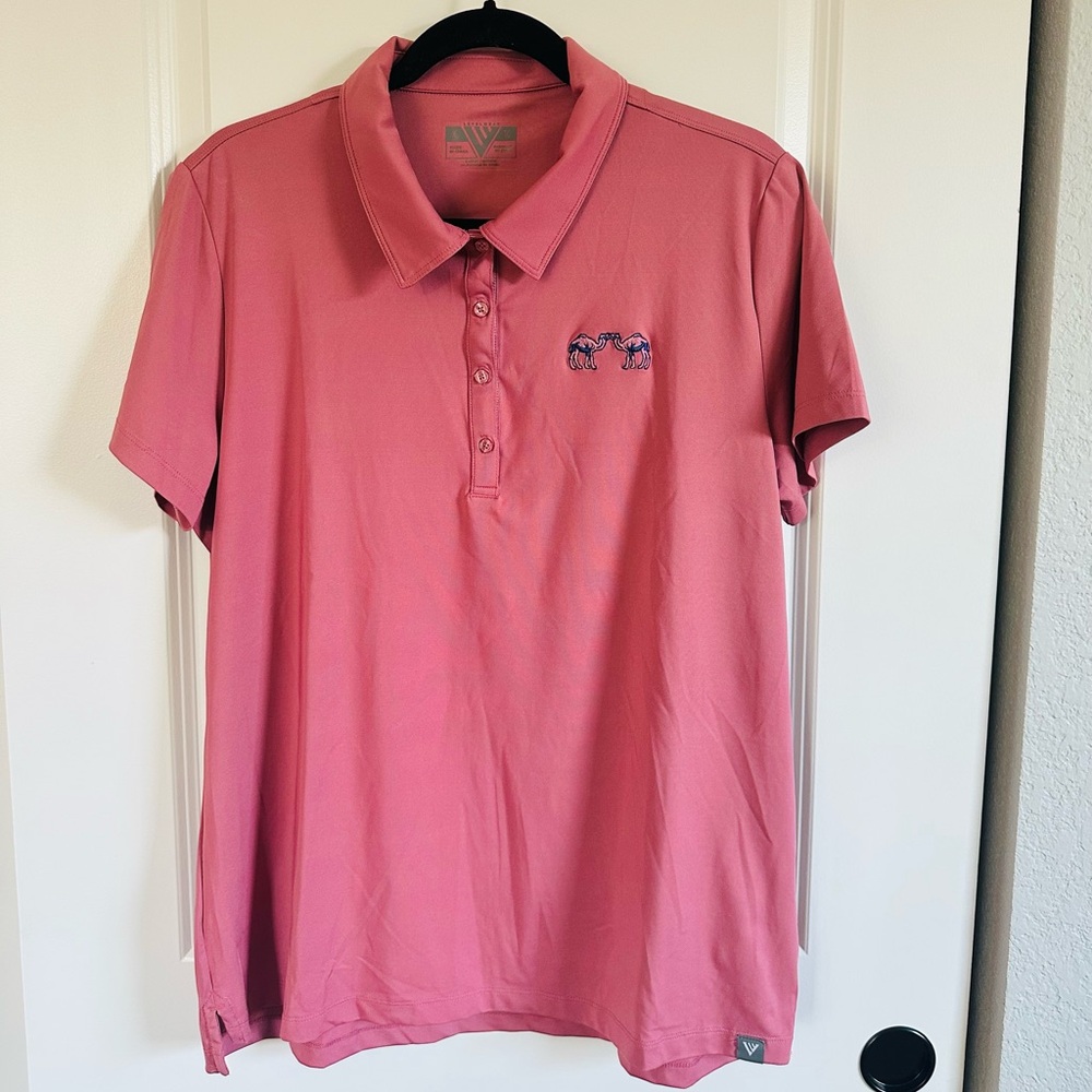 Woman’s Pink Polo Golf Shirt